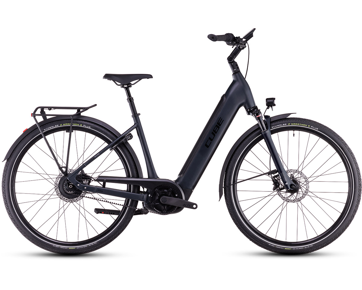 Vélo électrique urbain Unisexe SUPREME HYBRID DELUXE PRO 625 Noir