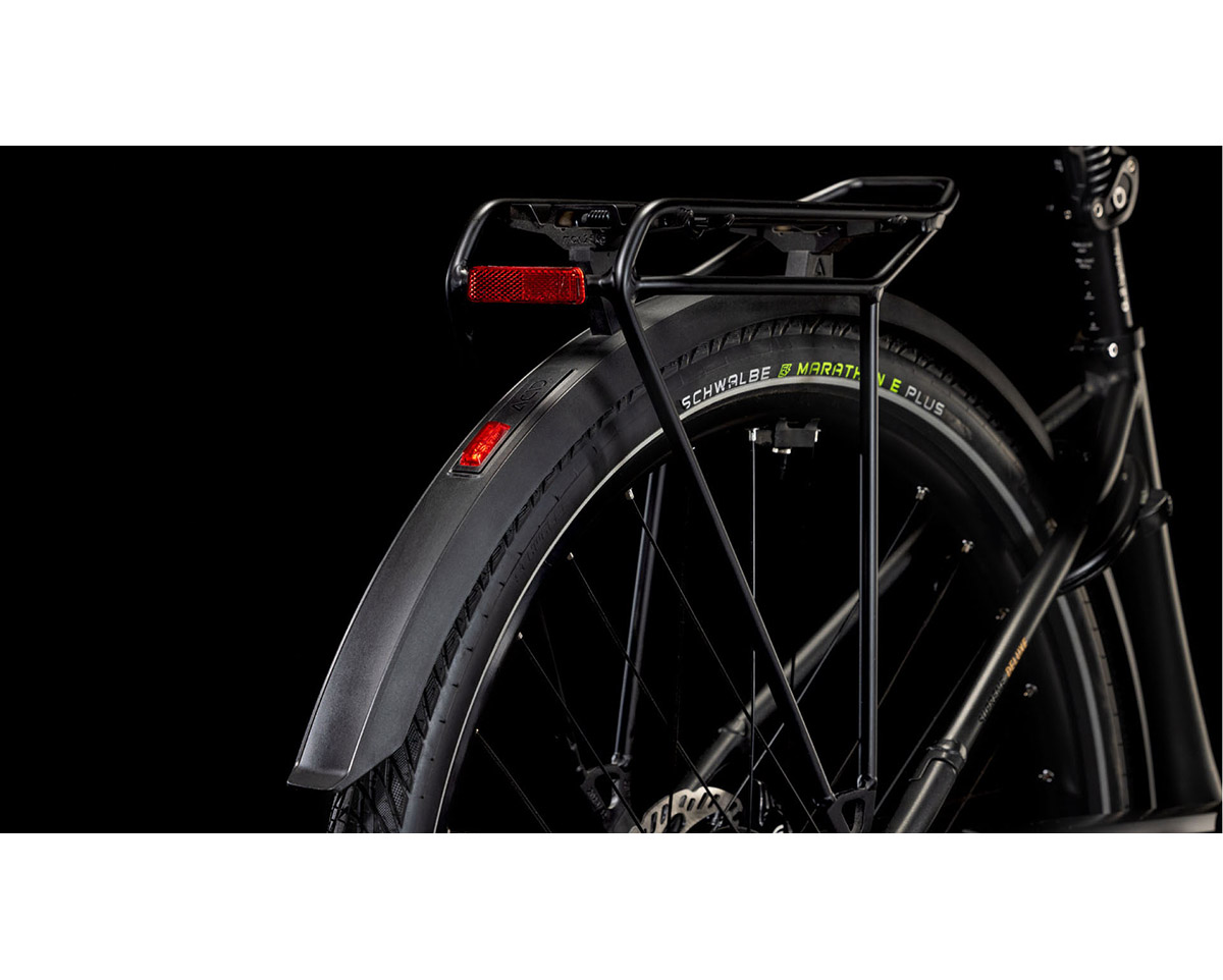 Vélo électrique urbain Unisexe SUPREME HYBRID DELUXE SLT 625 Noir